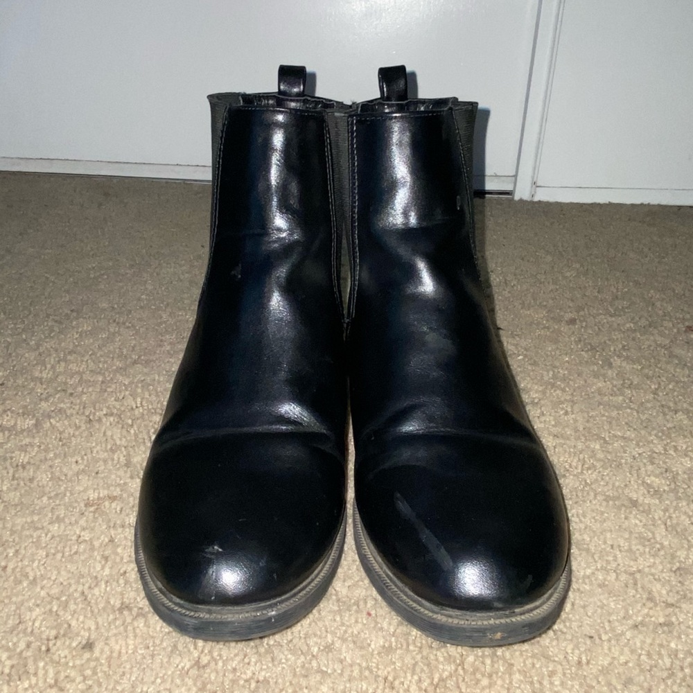 Simple Black Booties